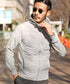 ライトグレー MODEL : GO 180cm 66kg Lsize